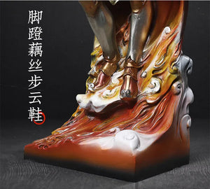 Monkey King Ornament Black Myth Tabletop Sculpture - Yandan_Hanfu