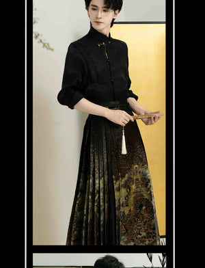 Men's modern Hanfu separates full outfit product image