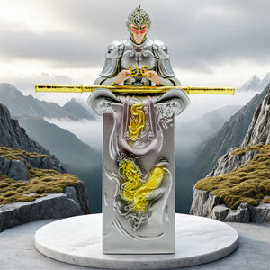 Monkey King Ornament Black Myth Tabletop Sculpture - Yandan_Hanfu