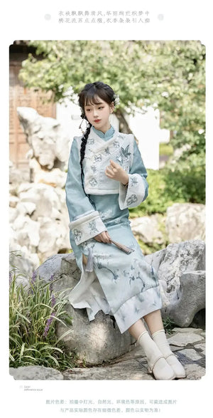 Thickened Improved Cheongsam&Qiapo Women - Yandan_Hanfu