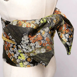 Japanese kimono waist seal Yukata belt gorgeous brocade bow belt styling knot waist seal - Yandan_Hanfu