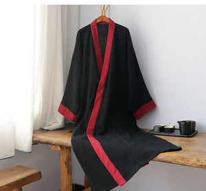 Chinese Style Cotton Robe men&women - Yandan_Hanfu