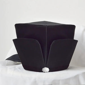 Song Dynasty Scholar Hat – Traditional Hanfu Headwear Inspired by Su Shi (Dongpo Scarf) - Yandan_Hanfu