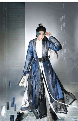 Song Dynasty Hanfu | Yuanshi men's and women's large-sleeved shirts and Hanfu technology sense - Yandan_Hanfu
