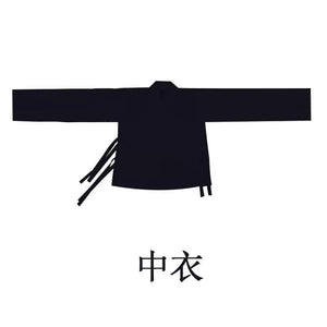 Made in the Ming Dynasty | Gold and black textured Hanfu men's Taoist robes - Yandan_Hanfu