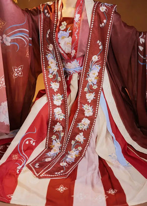 Embroidery Song-made Xiacheng Five-piece Summer Set - Yandan_Hanfu