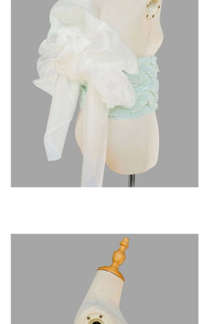 Bing'er belt styling knot, easy to wear, oversized flower belt, kimono accessories, Japanese kimono belt waist seal - Yandan_Hanfu