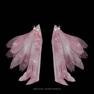 Pink Hanfu women's large-sleeved shirt chest-length embroidery spring and summer - Yandan_Hanfu