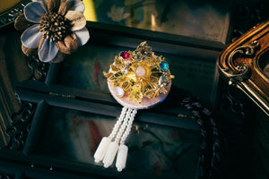 Korean traditional ethnic headgear, precise cutting process - Yandan_Hanfu