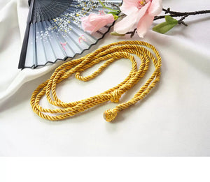 Japanese kimono waist seal Yukata belt gorgeous brocade bow belt styling knot waist seal