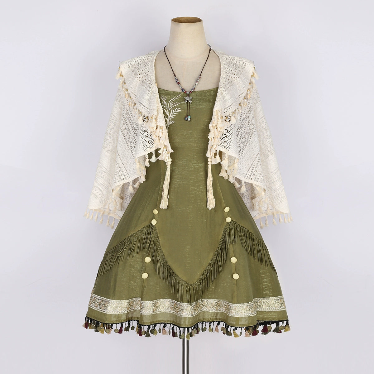 Chinese style cicada Mori exquisite cape Han element sweet Lolita Hanfu