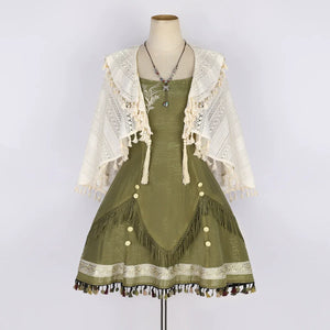 Chinese style cicada Mori exquisite cape Han element sweet Lolita Hanfu - Yandan_Hanfu