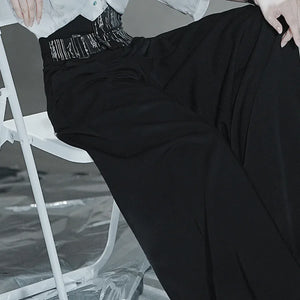 Clivia ink shirt Chinese fashion new Chinese element pants summer suit - Yandan_Hanfu