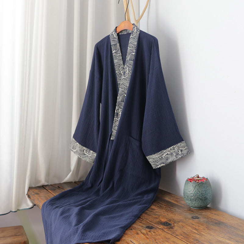 Dünne Hanfu-Robe für Herren im Sommer
