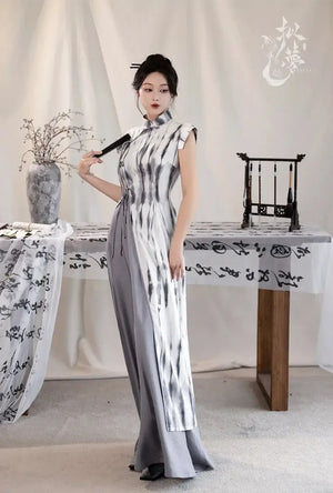 New Chinese Irregular Cheongsam Summer - Yandan_Hanfu