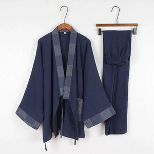 Spring&summer men's pure cotton Hanfu antique pajamas - Yandan_Hanfu