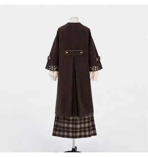 Autumn and winter wear suit women's woolen coat - Yandan_Hanfu