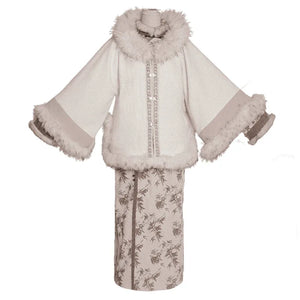 Cheongsam Mao autumn and winter daily Hanfu - Yandan_Hanfu