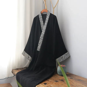 Summer men's thin Hanfu robe - Yandan_Hanfu