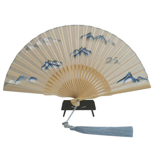 Suzhou double-sided embroidery fan antique embroidery folding fan antique fan cheongsam - Yandan_Hanfu