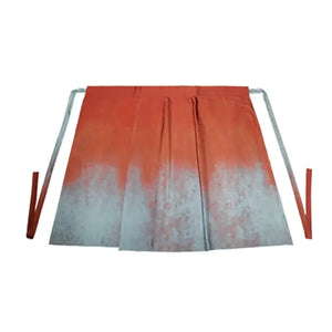 Blue collar shirt versatile beige top, lantern sleeve retro horse skirt - Yandan_Hanfu