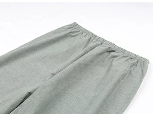 Spring&summer antique pure cotton men's large-size Hanfu pajamas - Yandan_Hanfu