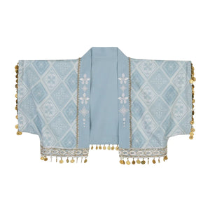 【Cloud traveler】 blue Hanfu Dunhuang Western style ethnic style suit Princess Jasmine - Yandan_Hanfu