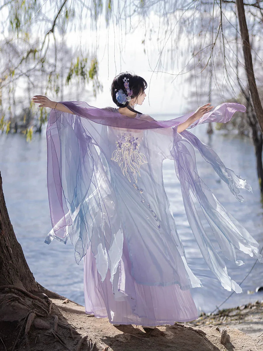 Made in the Tang Dynasty | Princess dress Hanfu female fairy embroidery - Yandan_Hanfu