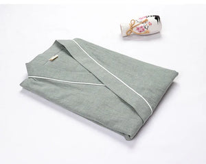 Spring&summer antique pure cotton men's large-size Hanfu pajamas - Yandan_Hanfu