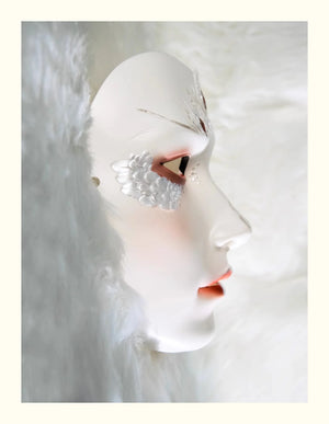 Soul Crop Antique Mask Full Face Adult Handsome Male Emperor - Yandan_Hanfu