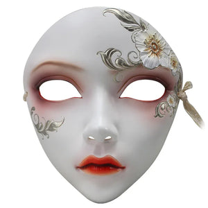 Soul Crop Antique Mask Full Face Adult Handsome Male Emperor - Yandan_Hanfu