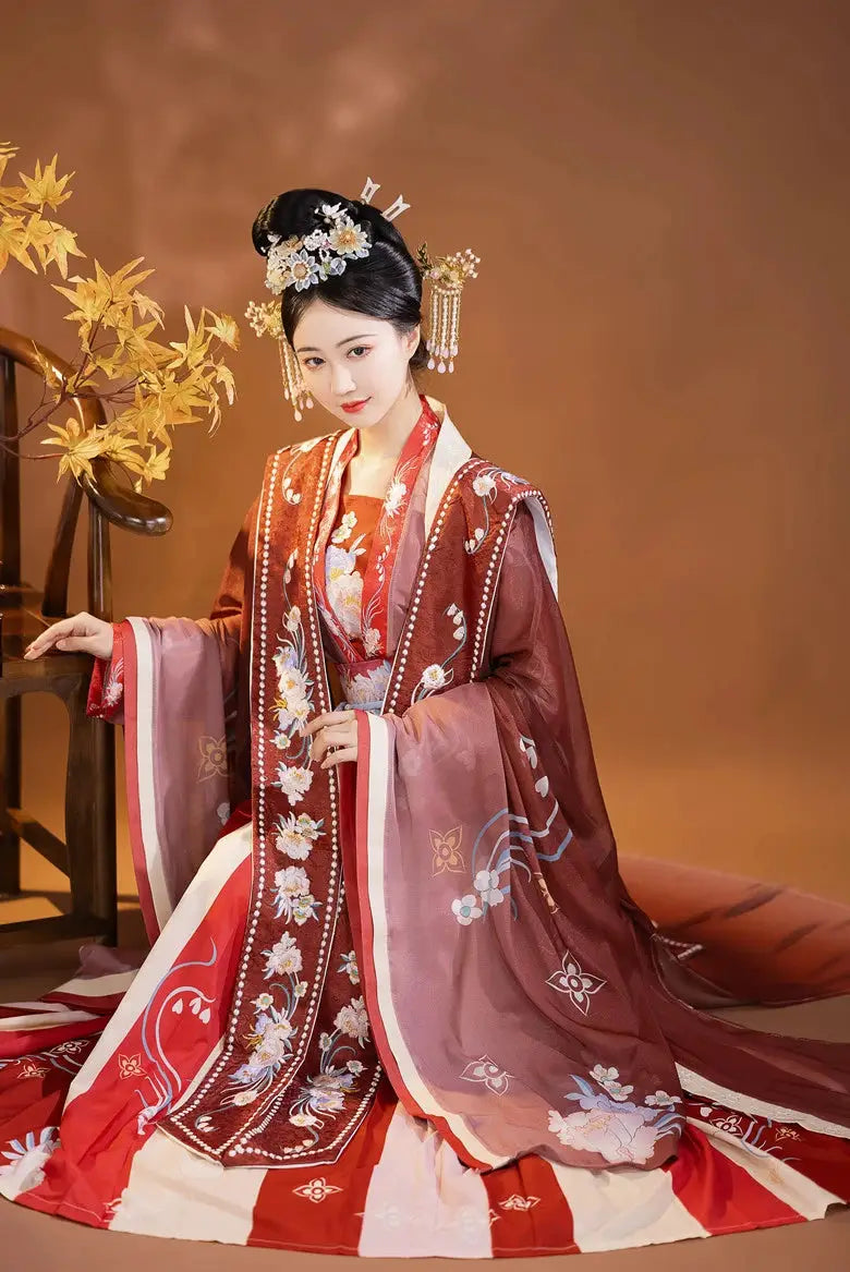 This pink hanfu with elegant hanfu sleeves is inspired by Ming Dynasty hanfu male designs. Perfect as a princess hanfu dress, it’s available in silk hanfu, cotton hanfu, and hanfu lolita styles. Featuring layered hanfu jacket options, it’s ideal for hanfu women, including plus size hanfu. Pair it with a hanfu shirt and shop authentic designs at our hanfu shop.