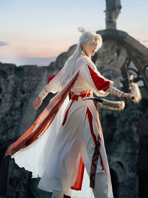 Shu ming cool sa handsome ancient style shu si embroidered luo yi national style film tv wuxia men women spring summer photos