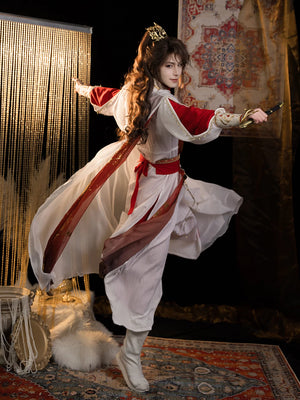 Shu si embroidered luo yi shu ming ember shu fairy cool sa handsome wuxia guest national style film television ancient style men and women spring summer photos