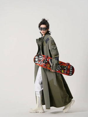 Talan hanfu inspired streetwear jacket windproof waterproof outdoor modern wear for all seasons back view