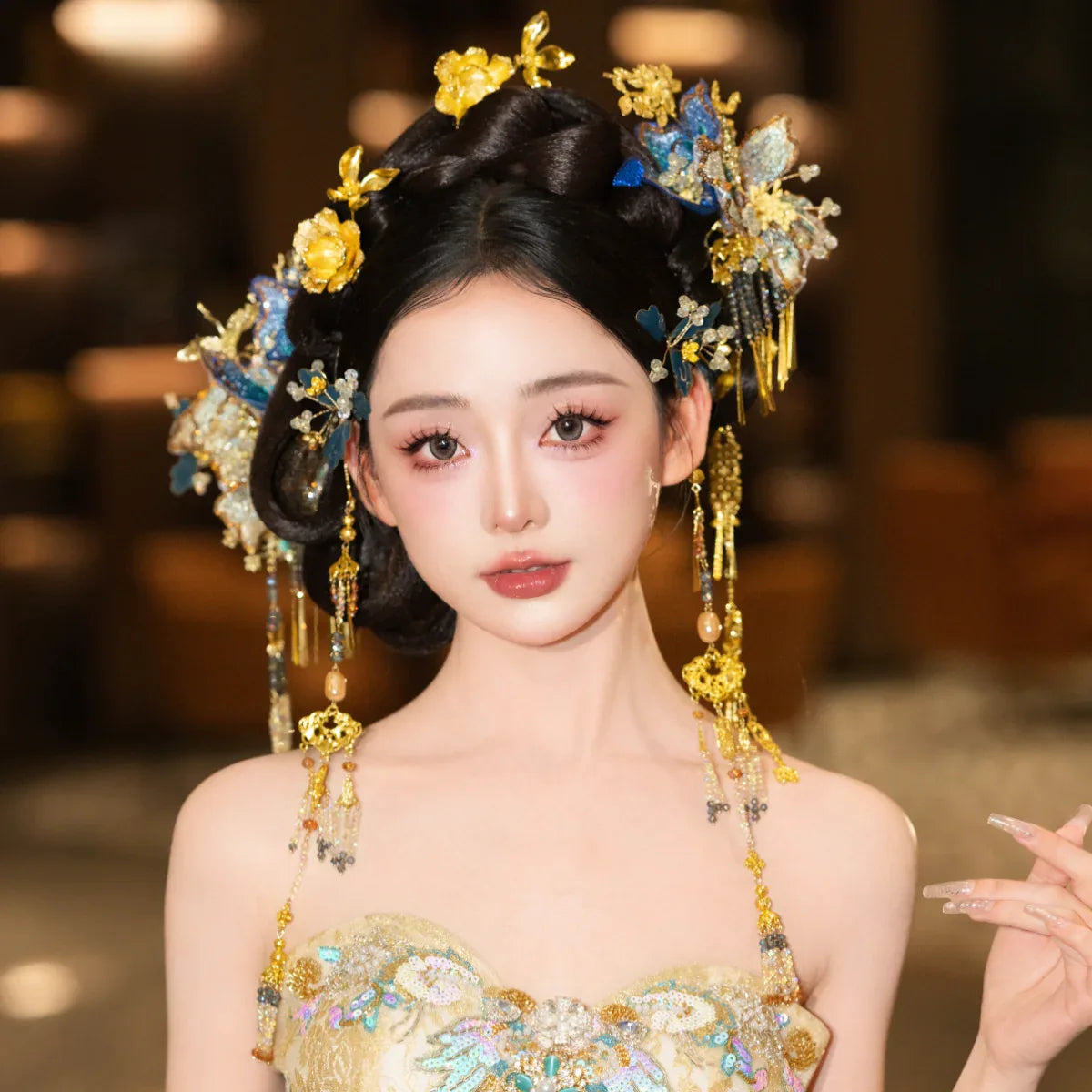 Bridal Hairpin Lace Step - Hanfu Hair Accessories
