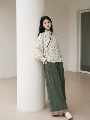 Green Botanical Modern Hanfu â original product photograph 7