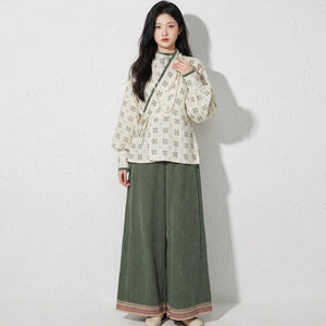 Green Botanical Modern Hanfu â original product photograph 16