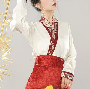 Fashion Ming Dynasty Hanfu Dress, omen's Hanfu Skirt 2 PCS Set,Delicate Chinese Hanfu Dress,Traditional Costumes Prom Dress,Gift For Her - Yandan_Hanfu
