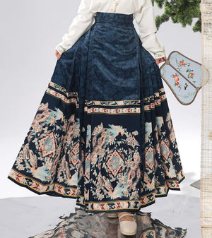 Fashion Ming Dynasty Hanfu Dress, omen's Hanfu Skirt 2 PCS Set,Delicate Chinese Hanfu Dress,Traditional Costumes Prom Dress,Gift For Her - Yandan_Hanfu