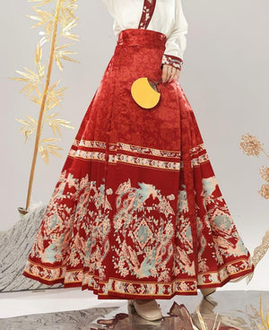 Fashion Ming Dynasty Hanfu Dress, omen's Hanfu Skirt 2 PCS Set,Delicate Chinese Hanfu Dress,Traditional Costumes Prom Dress,Gift For Her - Yandan_Hanfu