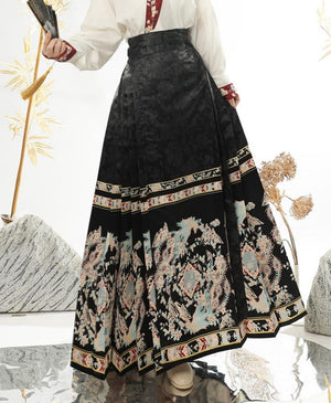 Fashion Ming Dynasty Hanfu Dress, omen's Hanfu Skirt 2 PCS Set,Delicate Chinese Hanfu Dress,Traditional Costumes Prom Dress,Gift For Her - Yandan_Hanfu