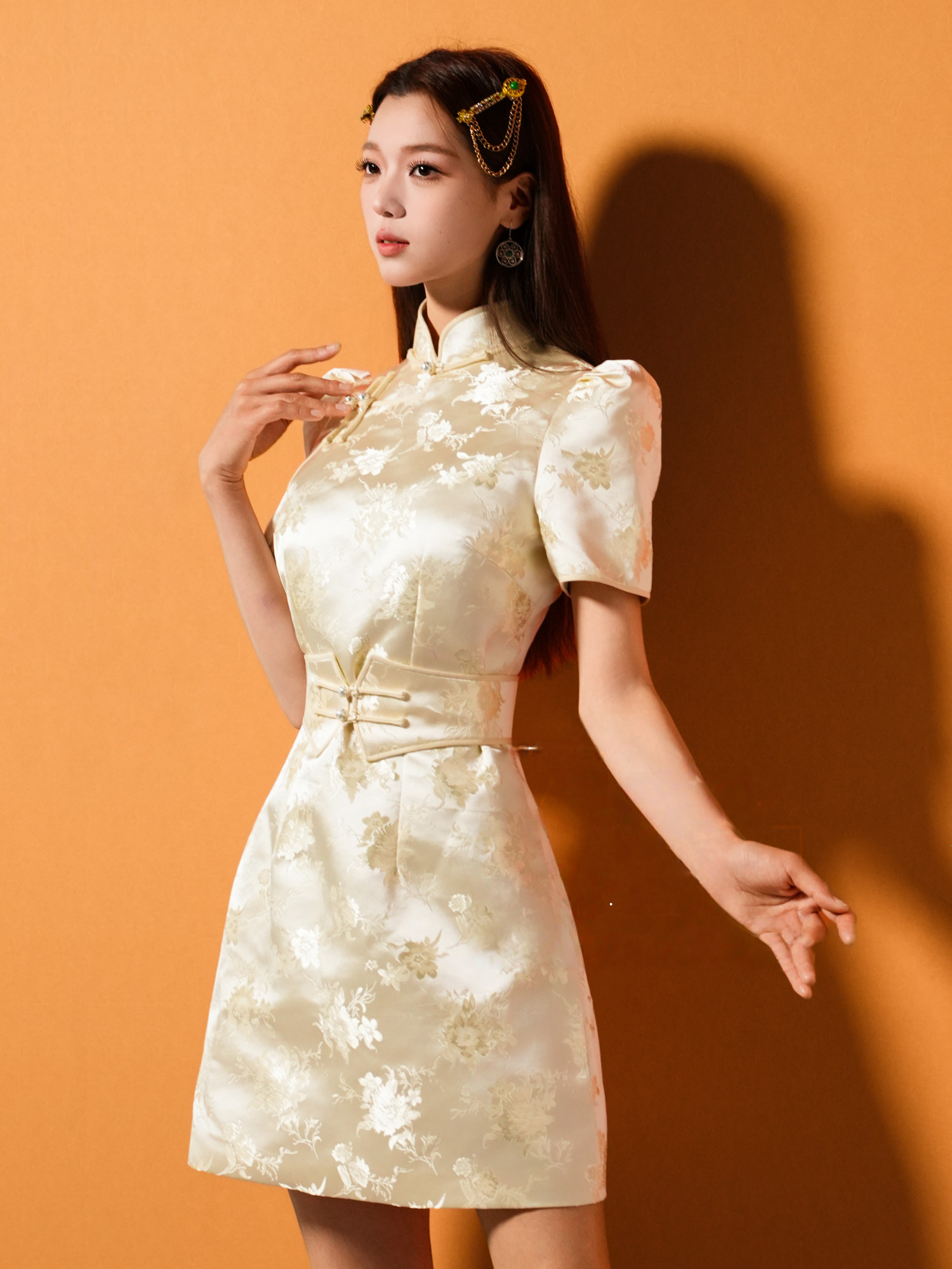 Modern Mongolian Short Dress