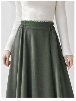 Sage Green Winter Hanfu — original product photograph 8