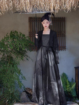 Black Modern Hanfu - Yandan_Hanfu