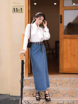 Modern Blue Hanfu - Yandan_Hanfu