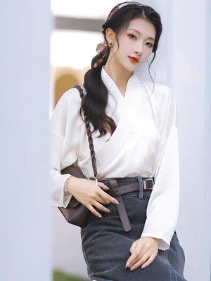 Modern Blue Hanfu - Yandan_Hanfu