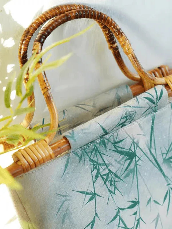 Green Bamboo Bag - Yandan_Hanfu