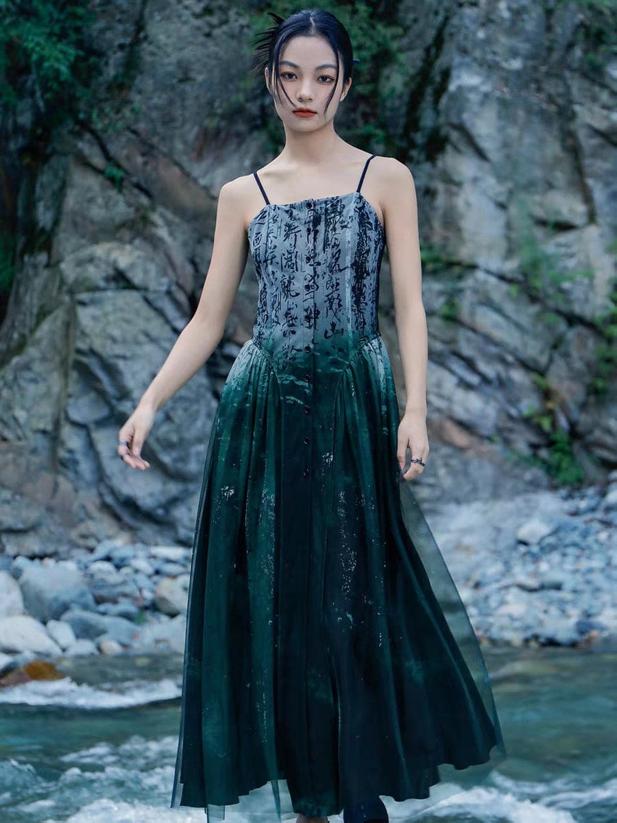 Grünes Kleid