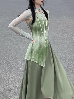 Green Dress - Yandan_Hanfu